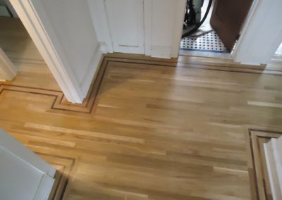Wood floors custom borders and in-lays
